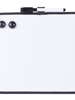 Benson Home Whiteboard 28x22cm Zwart + Marker + Magneten - Notitiebord - Memobord
