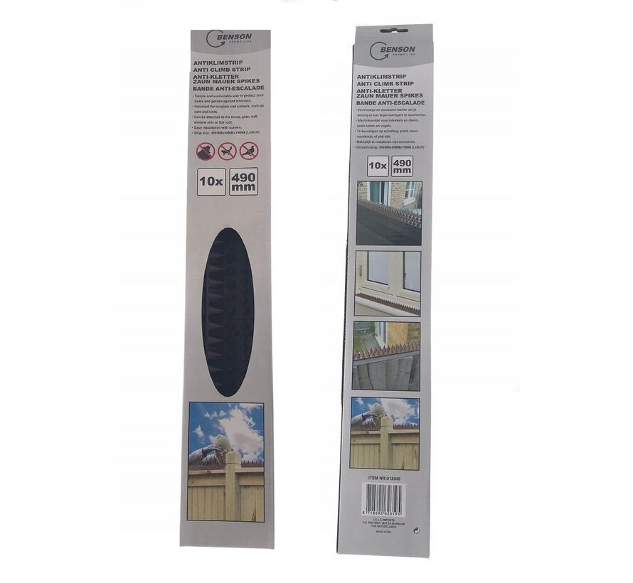 Antiklimstrip 10St 500Mm - Bruin