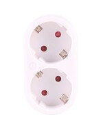 Benson Electric Stekker Duo Verloop - RA Verloopstekker Horizontaal