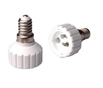 Benson Electric Verloop Fitting E14 naar GU10 - E14 naar GU10 Fitting converter - Adapter E14 naar GU10