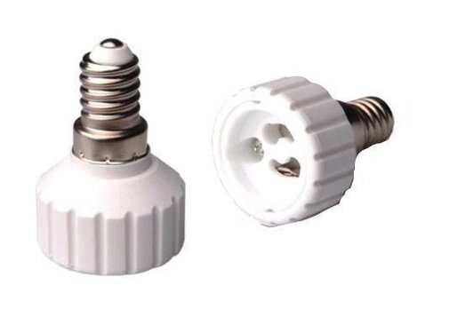 Benson Electric Verloop Fitting E14 naar GU10 - E14 naar GU10 Fitting converter - Adapter E14 naar GU10