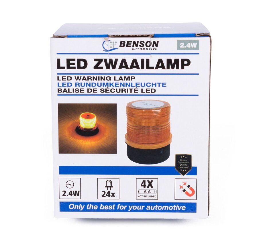 Led Zwaailamp Oranje 2.4W - Zwaailicht