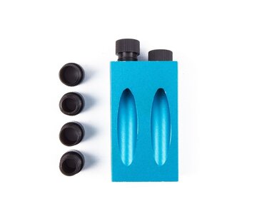 Benson Tools Boormal 15°/ Pocket Boring Mal 7 dlg - Pocket Hole Jig Kit - Verbindingsmal Set