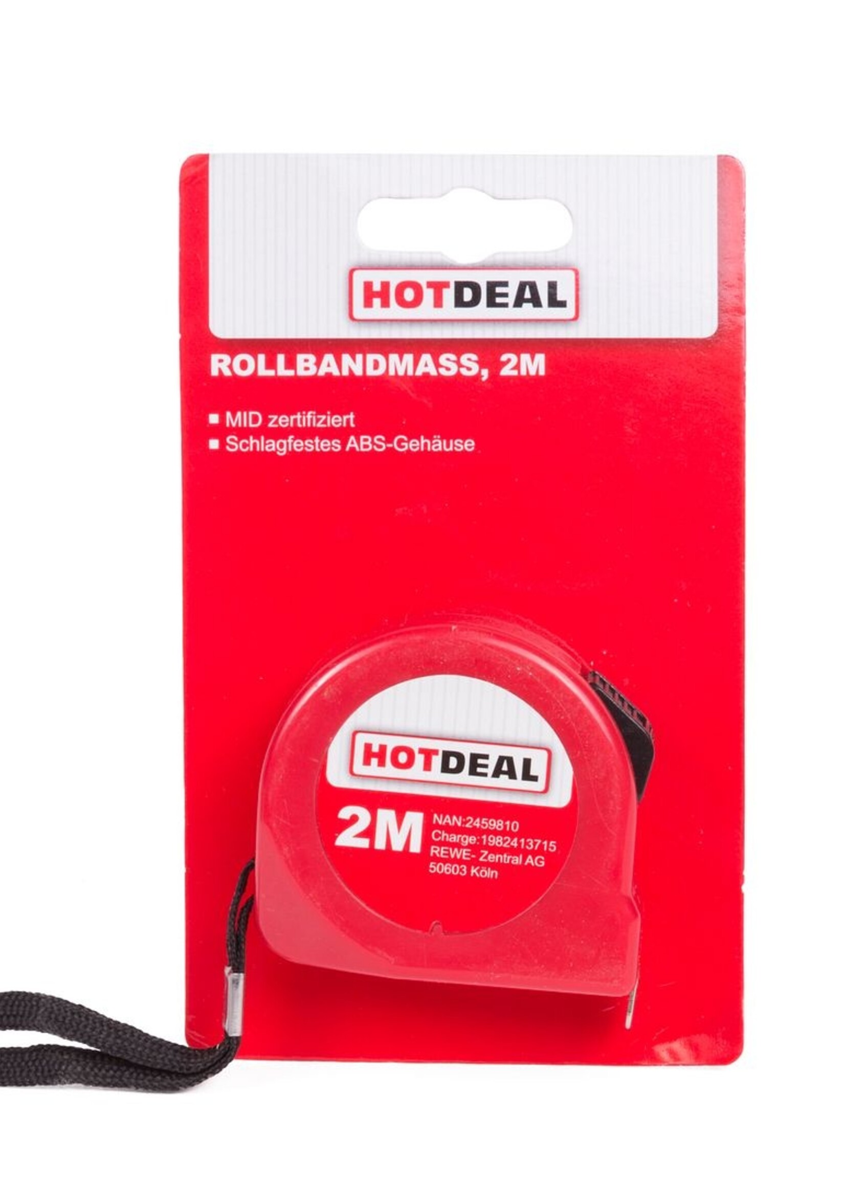 Benson Tools Rolbandmaat 2 mtr - Meetlint - 2 Meter