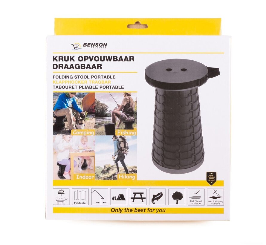Kruk Opvouwbaar Draagbaar - Kampeerkruk