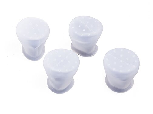 Benson Home Stoelpootbeschermers - Siliconen Wit - Meubelbeschermers Vloerbescherming