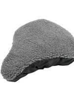 Benson Bike Parts Zadeldek Bont Grijs - Zadeldek met Bont - Grijze Zadeldek