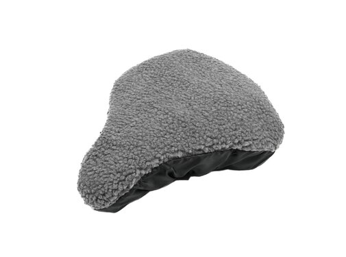 Benson Bike Parts Zadeldek Bont Grijs - Zadeldek met Bont - Grijze Zadeldek