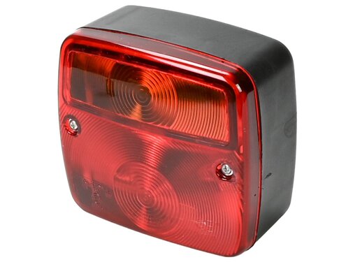 Benson Automotive Aanhangwagen Achterlicht Vierkant E-keur - Vierkant Achterlicht E-keur - Zwart