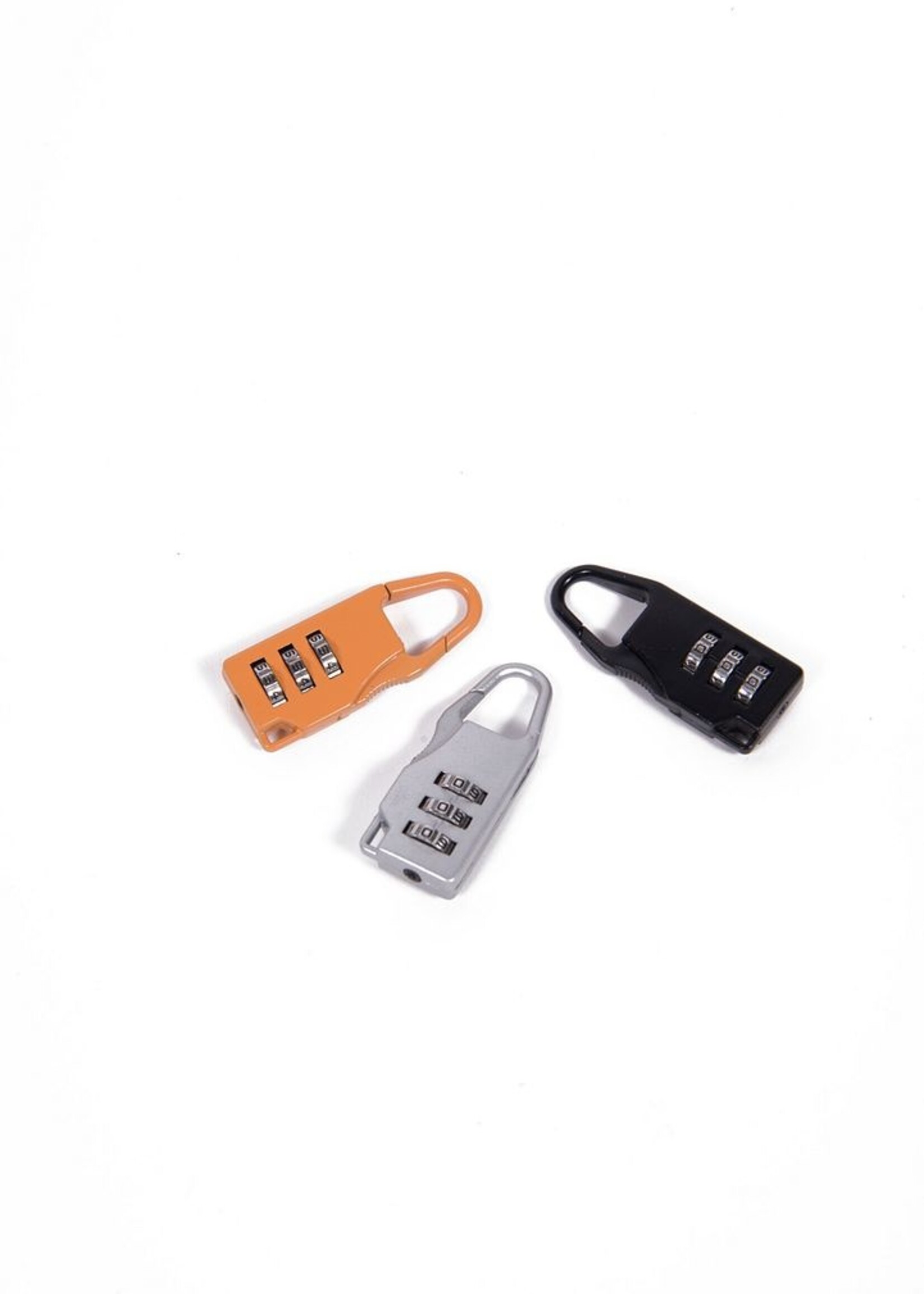 Benson Koffercijferslot - Zilver, Zwart, Oranje - Reisslot - Bagageslot