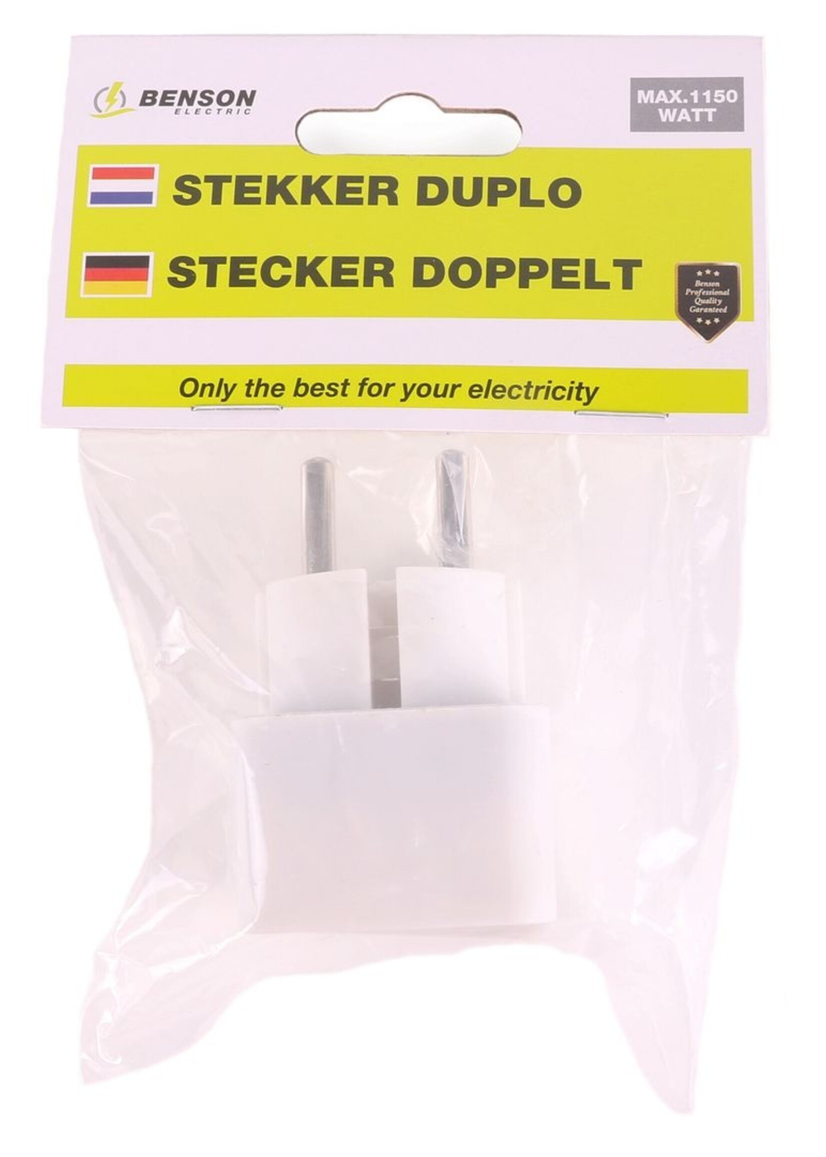 Benson Electric Stekker Duplo – Duplo Stekker