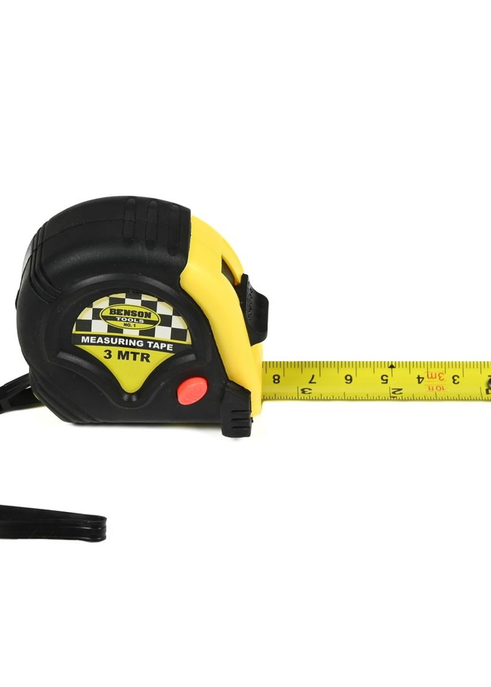 Benson Tools Rolbandmaat Rubber 3M x 16mm - Rolmaat