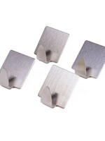 Benson Home Handdoekhaken RVS 4dlg - Zelfklevende Haken - Multifunctionele Haken