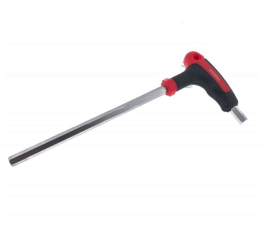 Inbus T-Sleutelset 10 dlg met Standaard - Ergonomische Handgrepen - Anti-Slip T-Handgrepen