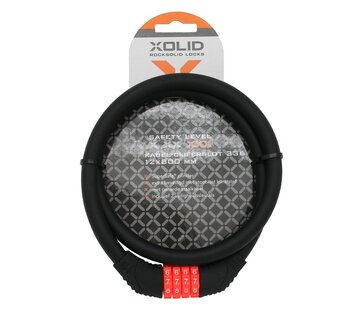 Stahlex Kabel-Cijferslot 336 12 x 800mm - Zwart