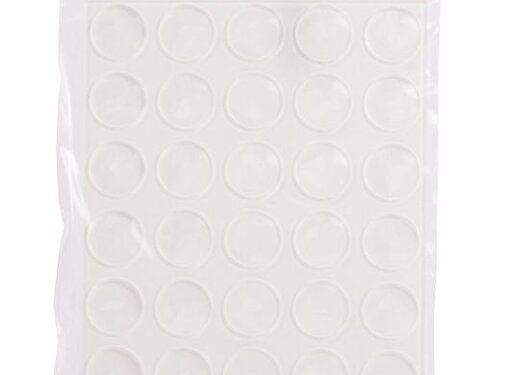 Benson Home Stootdoppen - Transparant - 50 dlg - Ø 10 x 1.5 mm
