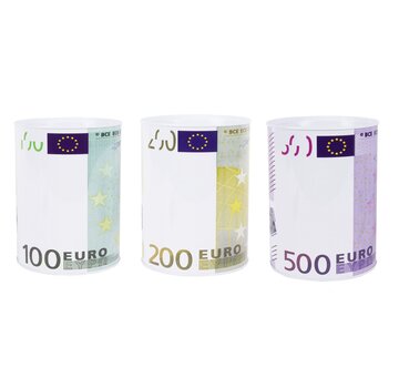 Benson Spaarpot Euro Ø15 x 22 cm 3ass