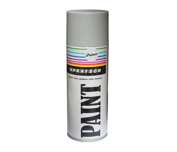 Sprayson Spuitbus 400 ml Primer Grijs - Spuitbus Primer - 400 ml Primer - Grijs