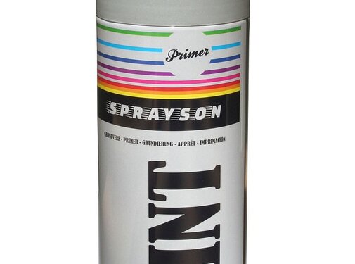 Sprayson Spuitbus 400 ml Primer Grijs - Spuitbus Primer - 400 ml Primer - Grijs