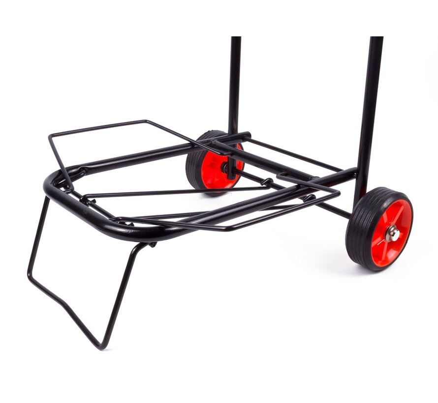 Trolley Opvouwbaar Zilver/Zwart - Trolley Met Wielen