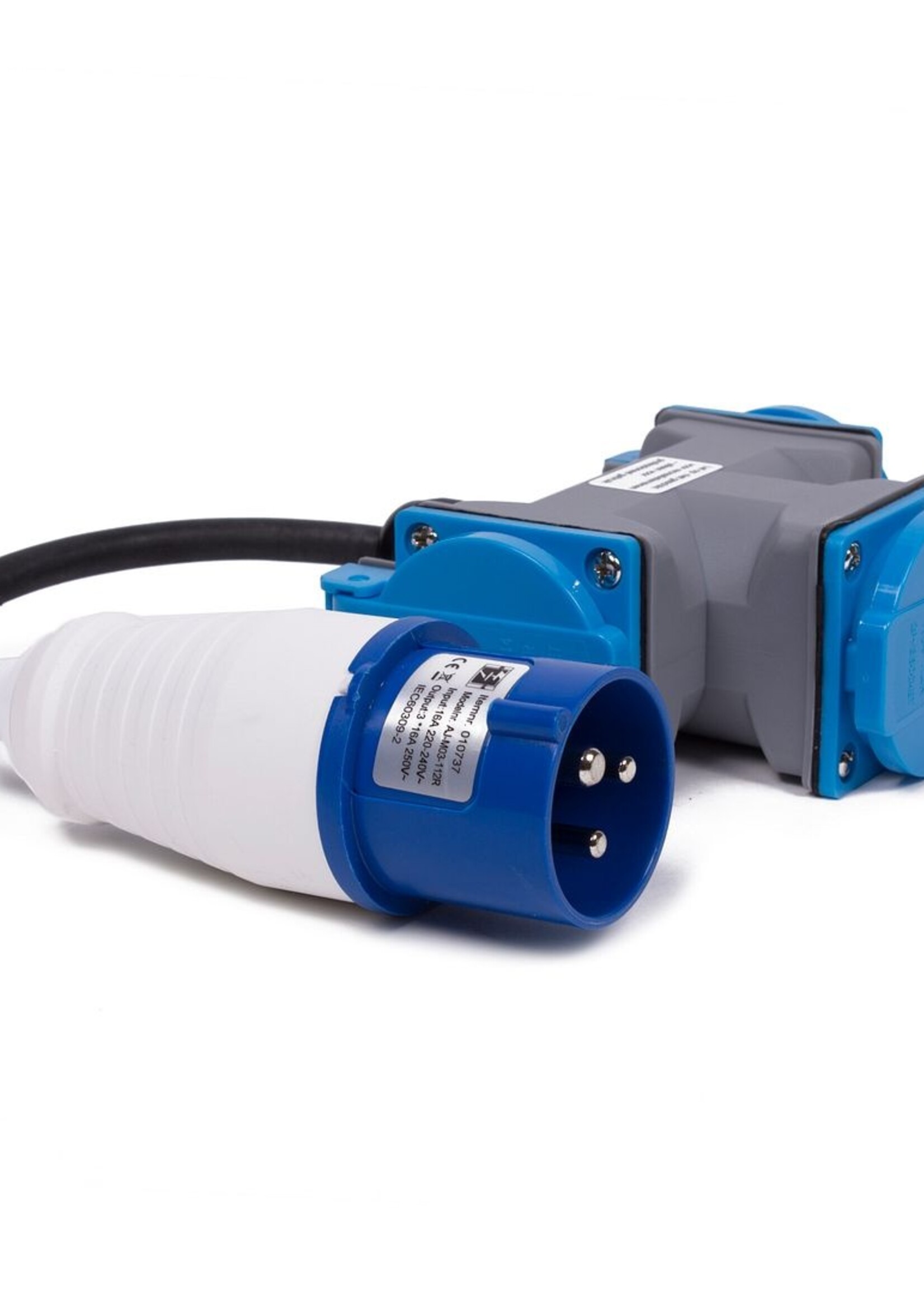 Benson Electric Cee Verloop Contra 3-Weg - Cee Verloopstekker Cee Adapter Cee Contra 3-Weg