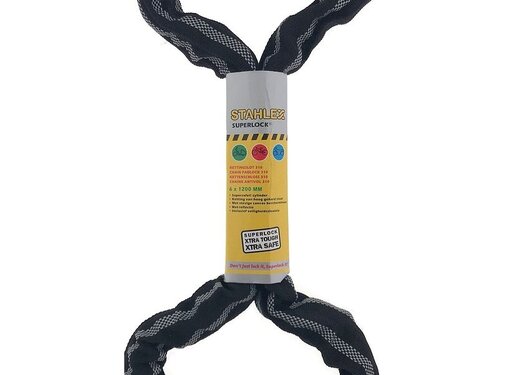 Stahlex Ketting-Cijferslot 327 - 6 x 1200 mm Reflectie - Fietsslot