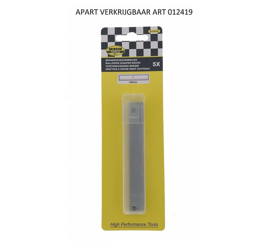 Behangschraper 100mm + 5 Messen - Behang Verwijderen