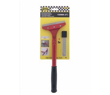 Benson Tools Behangschraper 100mm + 5 Messen - Behang Verwijderen