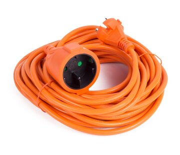 Benson Electric Verlengsnoer 10 Mtr - Oranje 2x1.0