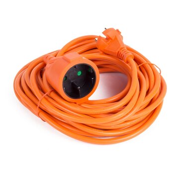 Benson Electric Verlengsnoer 10 Mtr - Oranje 2x1.0
