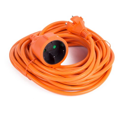 Benson Electric Verlengsnoer 10 Mtr - Oranje 2x1.0