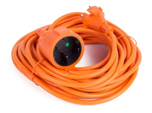 Benson Electric Verlengsnoer 10 Mtr - Oranje 2x1.0