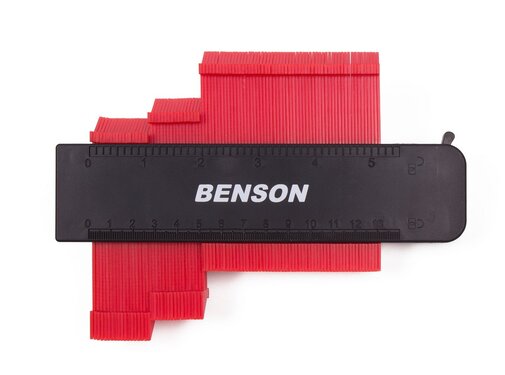 Benson Tools Profielmeter Vergrendelbaar 125mm - Randenmeter - Magnetische Profielkopieerder
