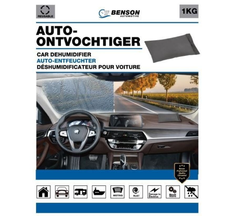 Auto-ontvochtiger Herbruikbaar 1kg - Vochtabsorber Auto