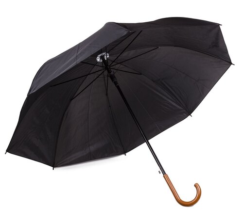 Benson Paraplu Zwart 125 Ø 8 Banen - Zwarte Paraplu