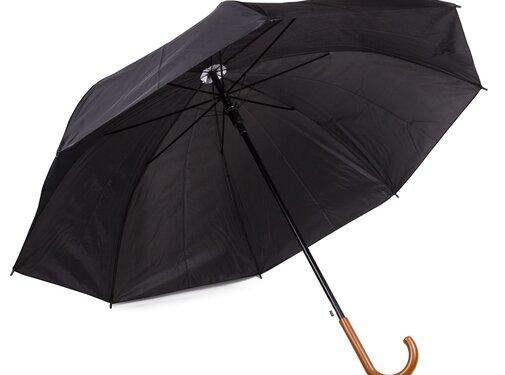 Benson Paraplu Zwart 125 Ø 8 Banen - Zwarte Paraplu