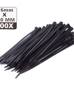 Benson Tie Ribs 3.6 x 150 Mm - 100 Dlg Zwart