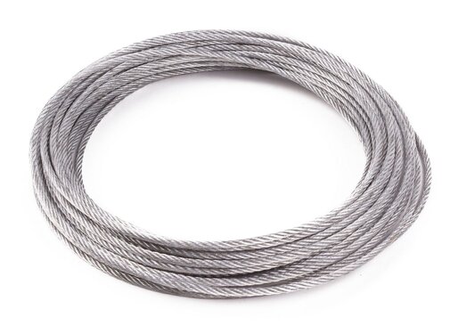 Stahlex Staalkabel 15 Meter x 3 mm - Trekkoord Staalkabel