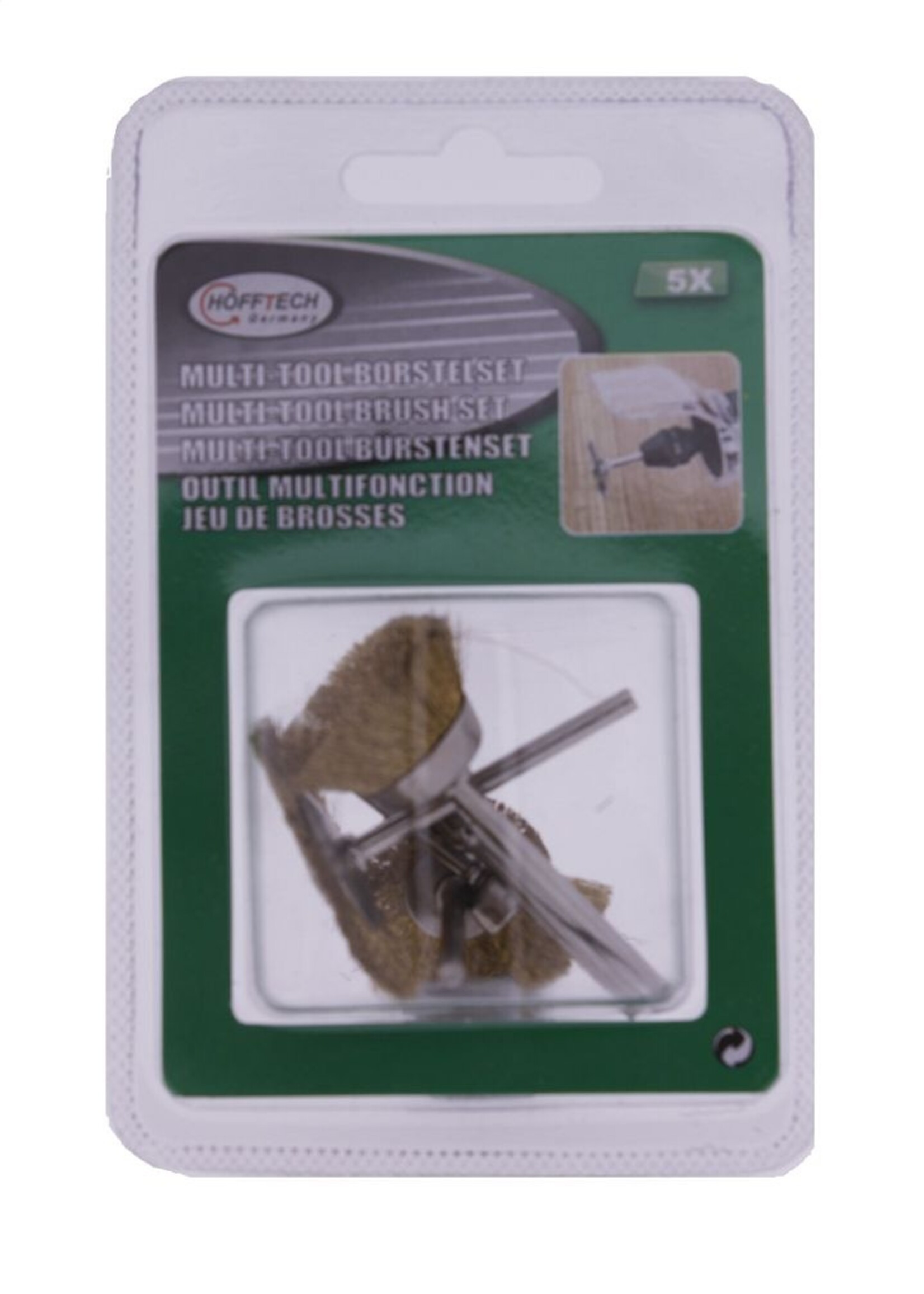 Benson Multislijper Borstelset 5 dlg - Multislijper Accessoires – 5-delige Borstelset