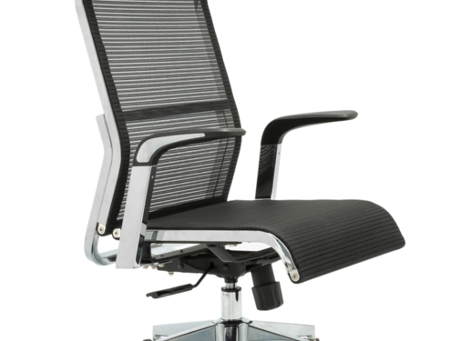 Starrydays Starrydays® Ergonomische Bureaustoel met Wieltjes – Vergaderstoel - Kantoorstoel & Gaming Stoel met Armleuning - Zwart