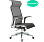 Starrydays® Ergonomische Bureaustoel met Wieltjes – Vergaderstoel - Kantoorstoel & Gaming Stoel met Armleuning - Zwart