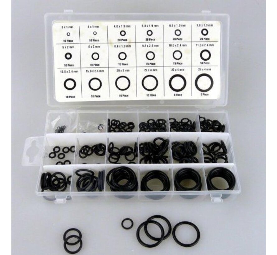 O-ringen Set 225 Delig - Afdichtingsringen