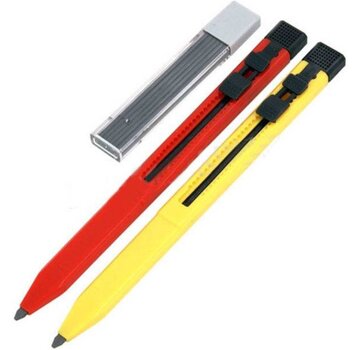 Benson Tools Timmermanspotlood 9 x Navulbaar - Bouwpotlood - Navulbaar Potlood