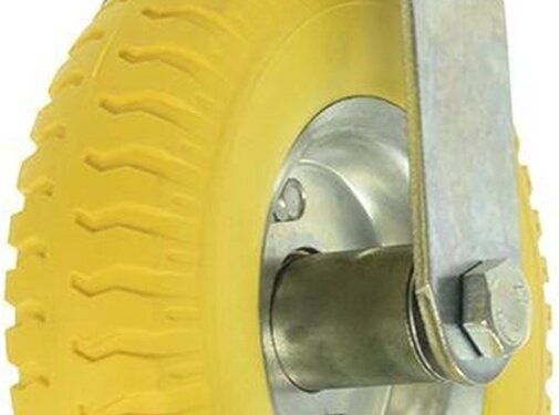 Benson Tools Zwenkwiel + PU Band 8" 2.50-4 - Draaibaar Wiel - Polyurethaan Wiel met Laadvermogen