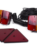 Benson Automotive Verlichtingsset Magnetisch + Frame 2,5 mtr + 7,5 mtr - Verlichtingsset voor Oplegger