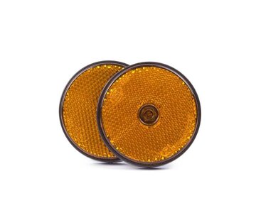 Benson Automotive Reflector rond Oranje 60 mm 2 dlg E-keur