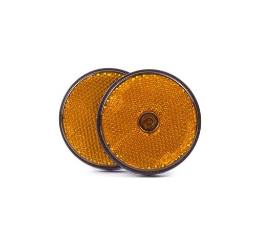 Benson Automotive Reflector rond Oranje 60 mm 2 dlg E-keur