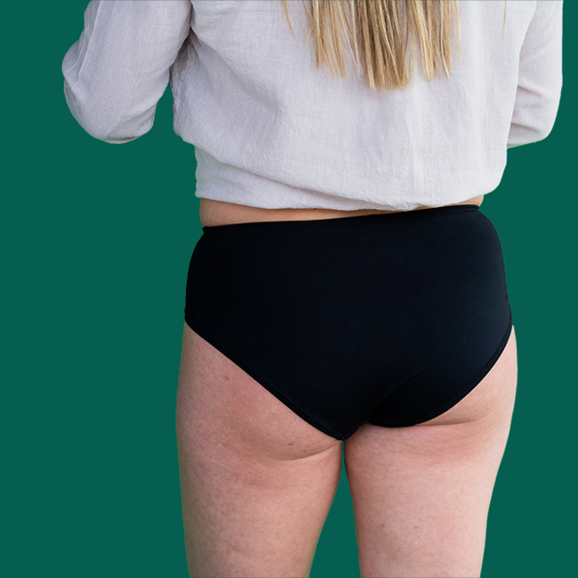 Pockwear Women's maxi briefs with pockets - Black