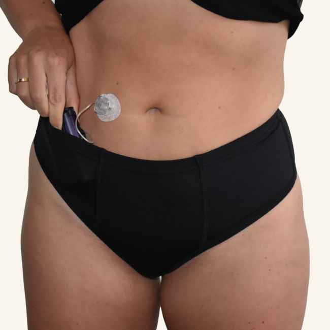 Women's maxi string with pockets