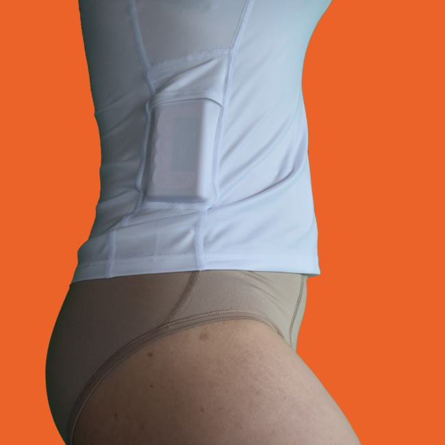 2-Way shirt with pockets - White